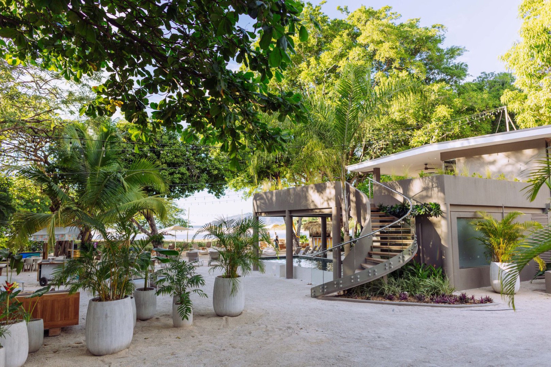 Modern architecture at Senderos